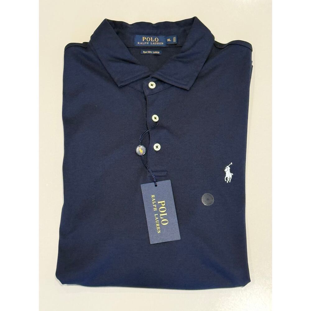 Polo Ralph Lauren Pima Soft Touch Polo Navy Size XL